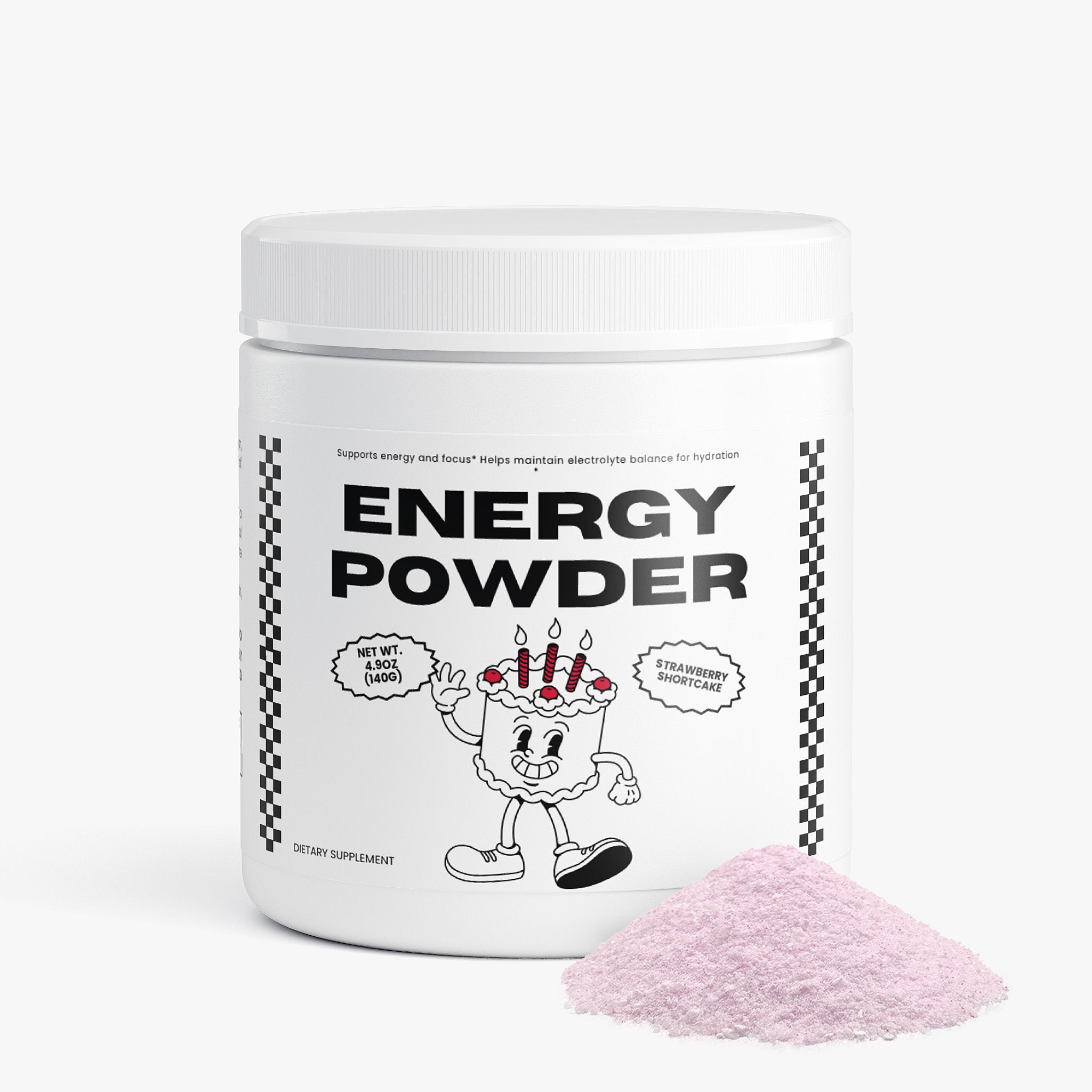 Energy Powder (Strawberry Shortcake)